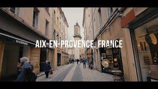 AIX-EN-PROVENCE, FRANCE Walking Tour | A Small European Town [4K]