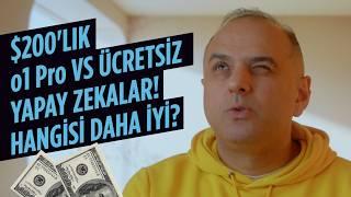 $200'lık O1 Pro vs Ücretsiz Yapay Zekalar! Hangisi Daha İyi?  Zorlu Testlerle Kıyasladım!