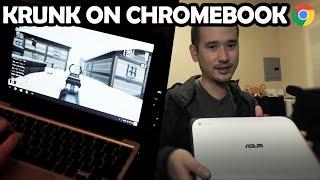 Playing Krunker on a $200 Chromebook