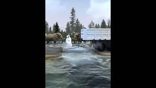 Spintires Mudrunner Truck Mod | Driver Skills Gameplay #mudrunner   #spintires #crash