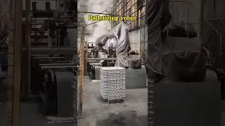 Palletizing robot.#casting #pallet #welding #industrial #automation #peeling #robot