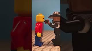 Cowboy kills legoman lego animation #lego #shorts #fypシ #cowboy #wildwest #legostopmotion