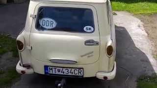 Trabant 600 zabeh motora po prvych par km