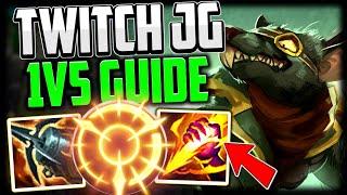 HOW TO PLAY TWITCH JUNGLE 1v5 FOR BEGINNERS + Best Build/Runes Season 12 | League of Legends