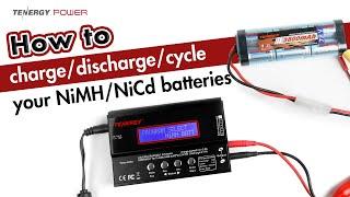 How to charge and discharge NiMH/NiCd (1-15 cells) battery packs with Tenergy's TB6B