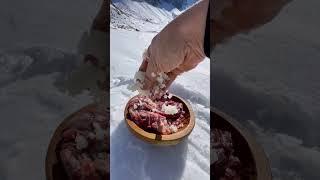 İsveç Kütük Ocağında Dana Antrikot 🪵  / beef ribeye in swedish log quarry