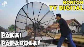 Antena Parabola Untuk TV Digital | EXPERIMENT! Tanpa Alat Tambahan