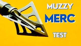 MUZZY MERC 100 gr Broadhead Test