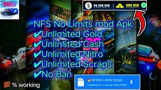 NFS No limits mod apk Unlimited Gold, Unlimited Nitro, Unlimited Cash download mediafire