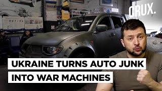 Kyiv Auto Garage Prepares Damaged Cars For The Frontline In New Role | Russia-Ukraine War