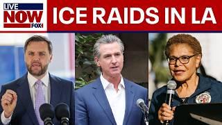 VP JD Vance takes shots at Newsom, Bass over LA protests, ICE raids