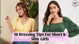 10 Dressing Tips For Short & Skinny Girl / Dressing Tips For Short Height Girl #trending #fashion