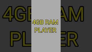 4 Gb Ram Player legend  #viralshorts #freefire #freefireindia