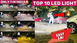 Top 10 Led For Cars INDIA में पहेली बार 220 Watt की Led Light POWERFUL LED's  Car led EMI