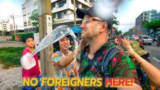 NO Foreigners HERE!! / Crazy SONGKRAN in Bangkok Thailand / Thai Water Festival 2024