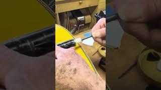 LR Baggs Hi Fi pickup installed in a Martin D 28. Guitar builder explains the process.