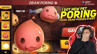 I Got New Pet Poring From New Draw Poring Event I Wasteded 10,000 Diamond In Event Garen Free Fire