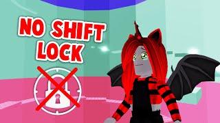 NO SHIFT LOCK CHALLENGE In Tower Of Hell! (Roblox)