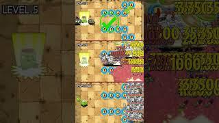 Fifty Melon Pult with Plant food vs 100 Sunday Edition Zombies - PvZ 2 #shorts