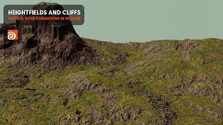 Houdini Heightfields and Cliffs