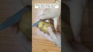 1 Min Potato Craft #diy #craft #ytshorts #shorts #short #shortvideo