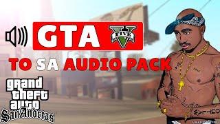 Обзор Мода GTA V to SA Audio Pack