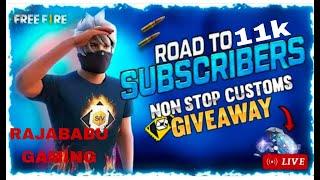 FREE FIRE LIVE GIVEAWAY CUSTOM ROOM | FF LIVE TEAM CODE GIVEAWAY| FREE FIRE MAX LIVE ||