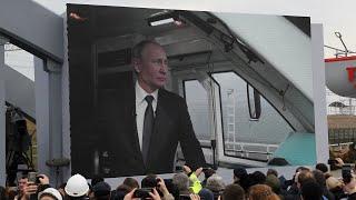 Putin opens Russia-to-Crimea railway bridge