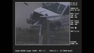 SoftStop Guardrail Crash Test 3-33 with Pickup