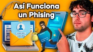 ️ Así es Cómo un HACKER puede CREAR un PHISHING - ¿Qué es un Phishing y cómo Protegernos?