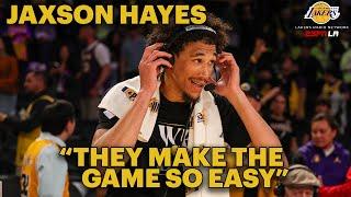 Jaxson Hayes gives praise to LeBron, Luka and Zion - Lakers Radio Network