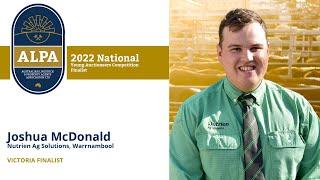 2022 ALPA National Young Auctioneers Competition Joshua MCDONALD