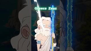 The most powerful gods in different countries #countryhumans #Rocket rat (Animation Meme) #shorts
