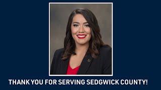 Sedgwick County thanks District 2 Commissioner Sarah Lopez for her service!