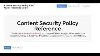 Content-Security-Policy to secure your web app in 3 min