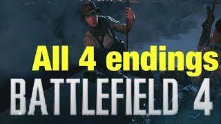 All 4 Battlefield 4 endings