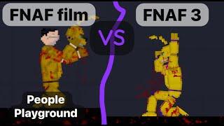 Работающий костюм Spring Bonnie FNAF film VS FNAF 3 в People Playground!