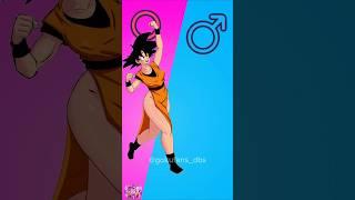 Gender Swap ️ Dragon Ball Character Mode #shorts #goku #dragonball #dbs