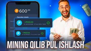 Internetda Mining qilib oson pul ishlash 2024 | Telefonda oson pul ishlash 2024