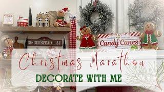CHRISTMAS DECORATING MARATHON DECORATE WITH ME | MODERN FARMHOUSE HOME DECOR WHOLE HOUSE INSPIRATION