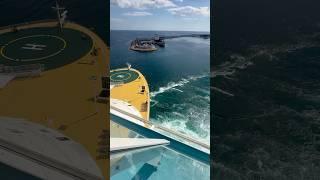 Allure of the Seas turning away from Palma de Mallorca! #royalcaribbeancruises #allureoftheseas