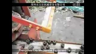 Mechanical charcoal rod briquette machine