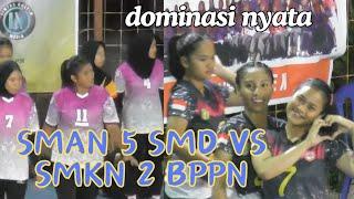 FINAL PUTRI ( SMA 5 SMD VS SMKN 2 BPPN) part 1