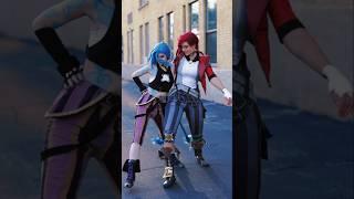 Kesha "TiK ToK" Trend with Vi and Jinx! #Arcane @prototype_fox