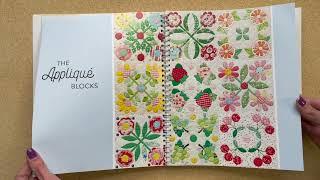 Zakka Workshop  - The Vintage Flower Sampler Quilt by Atsuko Matuyama Flip Through