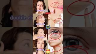 4 Top Face Fitness moves 30second daily #doublechin #eyebags #smilelines #akwithmona