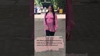 #pregnant #aliabhatt glows as she flaunts #babybump | #shorts | @KaunBolaaBollywood