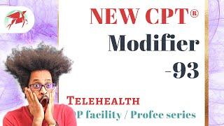 Modifier 93 audio only modifier in telehealth coding & Appendix T