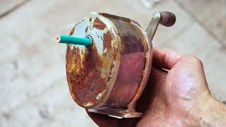 Vintage Pencil Sharpener Restoration & Modification