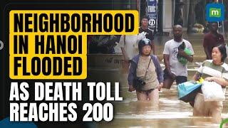 Neighborhood in Hanoi flooded as death toll from typhoon Yagi reaches nearly 200 | N18G